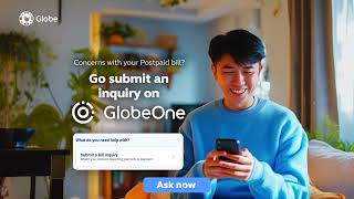 How to submit a Globe bill inquiry on GlobeOne [upl. by Alisander]