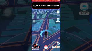 Day 8 of Galarian Birds Hunt pokemongo pokemon galarianbirds [upl. by Amehsat]