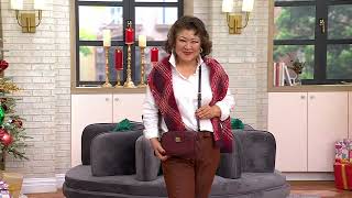 Dooney Bourke Saffiano Leather Loni Crossbody on QVC [upl. by Emmi701]