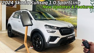 Skoda Kushaq 10 Sport Line New Updates amp Features❤️Better Than Kushaq Monte Carlo✅Kushaq 2024 [upl. by Pulsifer]