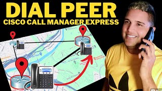 DIAL PEER configuration  CISCO call manager express [upl. by Nalehp612]