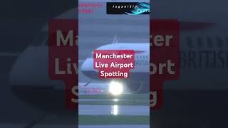 Manchester airport live webcams [upl. by Aiyram]