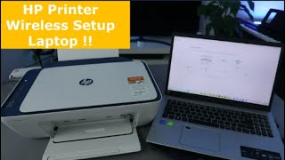 HP Printer Wireless Setup Laptop [upl. by Giraud]