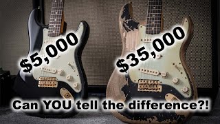 John Mayer Fender BLK1 Strat Shootout Part 1  John Cruz Masterbuilt vs NOS and a Silver Sky [upl. by Lein478]