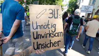 DEMO Frankfurt 25062022 EUROPEANS UNITED [upl. by Kilar]