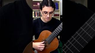 Study in E minor F Tarrega Full video on my channel Free sheet music at my Patreon classicalguitar [upl. by Bondon]