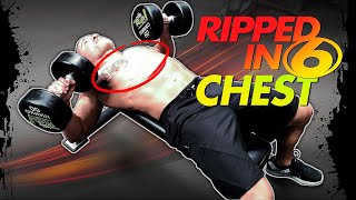 6 Minute Chest Workout RIPPED IN 6 [upl. by Kilar]