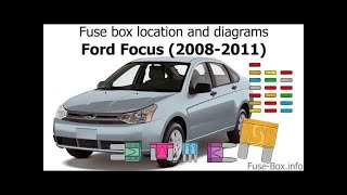 fusibles de Ford Focus en español 2008 [upl. by Yezdnil407]