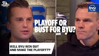 Is BYUs Season a Bust Without a CFP Berth  College Football Playoff Hopes [upl. by Ahsekyw310]