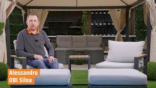 OBI presenta Set Lounge da giardino quotCarletonquot [upl. by Daisi]