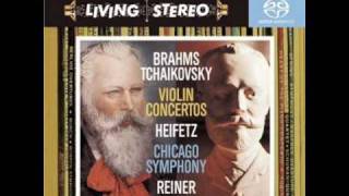 Jascha Heifetz Brahms Violin Concerto in D op 77  2nd mov [upl. by Alikee]