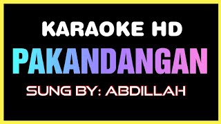 Pakandangan  Abdilla Karaoke Version  Tausug Song Karaoke [upl. by Nylsej953]