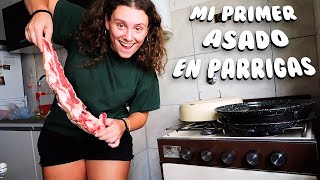 MI PRIMER ASADO EN PARRIGAS [upl. by Nigrom]