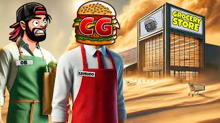 UPGRADING Our Grocery Store During a Sandstorm Grocery Store Simulator [upl. by Ramgad]