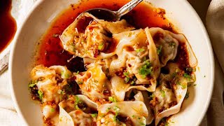 Spicy Wontons  DIN TAI FUNG copycat [upl. by Anneiv827]