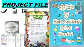 Class 12 Chemistry Investigatory Project File Decoration Ideas And Hand Written Content  Chemistry [upl. by Benoite]