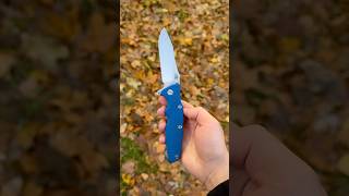 Rick Hinderer Eklipse 35 Slicer Hollow Grind Stonewash Blue G10 S45VN [upl. by Darra]