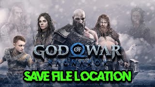 God Of War Ragnarok Where Is The Save Game Files Located On PC  Save Game Files Location Tutorial [upl. by Alfonso]