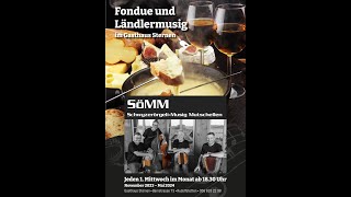 SöMM4 on Stage Fondue und Ländlermusig  Vorschau [upl. by Yraunaj514]