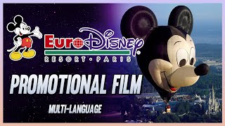 Publicité promotionnelle EURODISNEY 1991  DISNEY VINTAGE [upl. by Hogen]