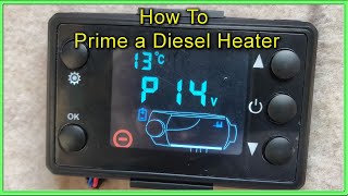 How To Prime a Diesel Heater Newer Version Diesel Heater with Blue Text 🔥🏕️🚐✔️ shorts [upl. by Lytsyrk273]