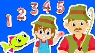 12345 Once I Caught a Fish Alive Best Nursery Rhyme and Song for Kids from WooHoo Rhymes Collection [upl. by Schulein443]