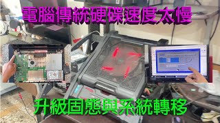 電腦傳統硬碟速度太慢如何拆裝與系統轉移到固態硬碟使用體驗速度快5倍以上感覺換了一台新電腦asus x540S拆解電腦檢測與維修Computer inspection and repair [upl. by Goodwin774]