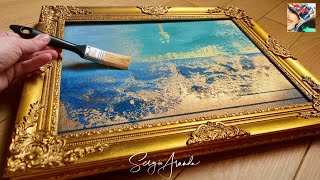 Unlock Your Inner Artist Easy DIY Art Tutorial  Abstract Landscape Painting with a Twist 🎨🌟 [upl. by Yehsa]