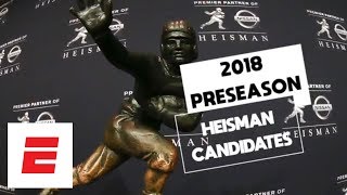 College Football 2018 Preseason Heisman Candidates  ESPN [upl. by Oiziruam]