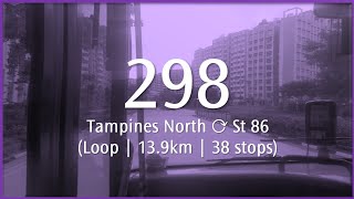 SBS Transit Hyperlapses Feeder 298 [upl. by Quincy466]