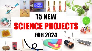 15 New Science Project Ideas for 2024 [upl. by Sabanrab]