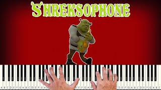 Shreksophone  PIANO TUTORIAL [upl. by Adnaugal]