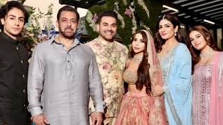 Arbaaz Khan Attend Aftar Party with his Second Wife Sshura Khan bollywood [upl. by Hardwick]