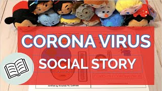 CORONA VIRUS SOCIAL STORY READ ALOUD covid19teachers distancelearning [upl. by Surdna]