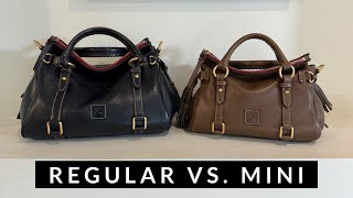 Dooney amp Bourke Satchel Comparison Regular Size vs Mini Size [upl. by Etra]