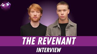 The Revenant Cast Interview Domhnall Gleeson amp Will Poulter [upl. by Aihsital285]