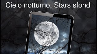 Cielo notturno Stars sfondi 4k [upl. by Cirederf]