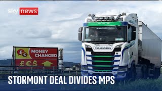 Northern Ireland Stormont powersharing deal divides MPs [upl. by Schinica]