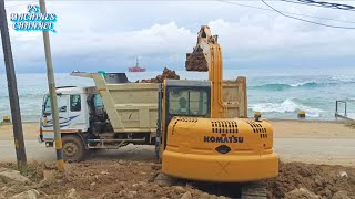 Amazing Komatsu PC71 Excavator Loading on AMW Truck  4K [upl. by Karlene]