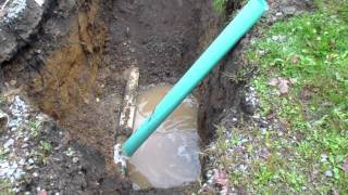 Part 2 Sewage job How a sewage pressure test is done [upl. by Melodee]