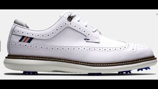 Footjoy traditions shield tip golf shoe review [upl. by Ahtael]