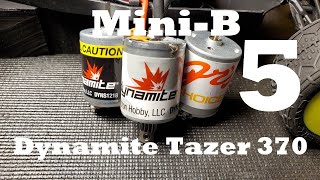 Review Losi MiniB 2wd Buggy RTR Part 5  Dynamite Tazer 370 motor upgrade [upl. by Heurlin]