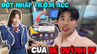 Vlog  Đột Nhập Trôm Acc Của Bé Quỳnh FF Phát Hiện Căn Phòng Bí Mật Siêu Bí Ẩn  Hoàng Vinh TV [upl. by Enihpad]