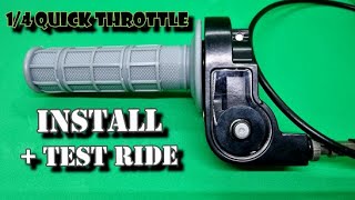 WPB 190 BEAST 14 Turn Quick Action Throttle Install and First Ride Experience [upl. by Eirbua]