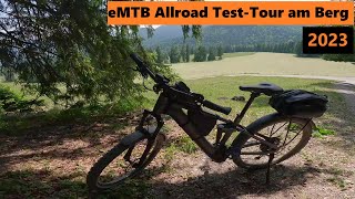 Erste eMTB Tour mit dem Cube Hybrid Stereo Allroad am Berg [upl. by Ecreip]