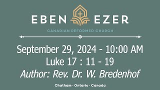 Ebenezer Canadian Reformed Church Stream [upl. by Ferris]