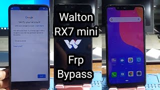 Walton RX7 mini Frp Bypass Google Account Lock Bypass [upl. by Vilhelmina]