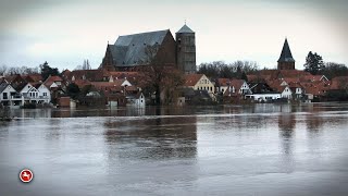 Hochwasser in Niedersachsen Landkreis Nienburg und Verden [upl. by Euqinue]