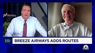 Breeze Airways CEO David Neeleman on route expansion Were seeing some great demand [upl. by Retla426]