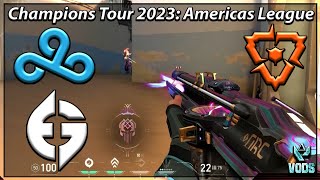 Cloud9 vs EG All Maps  Valorant Champions Tour 2023 Americas League [upl. by Tacita483]